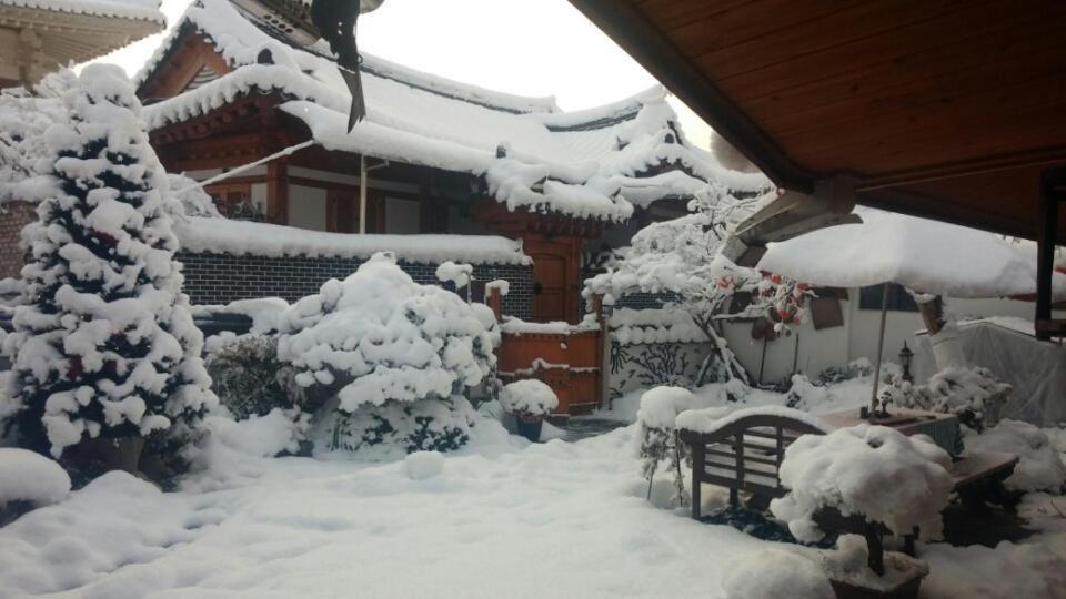 Hanok Madang Villa Jeonju Bagian luar foto