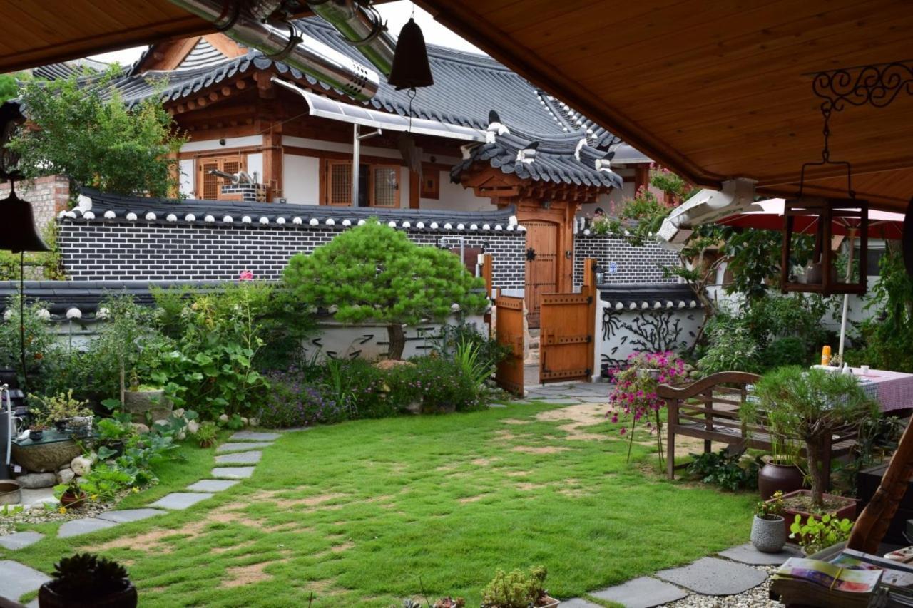 Hanok Madang Villa Jeonju Bagian luar foto